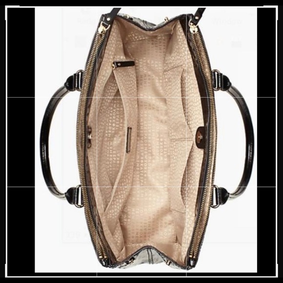 Kate Spade Alexander Avenue Martine Ostrich Embossed Leather EUC Woman’s Purse - Picture 4 of 17